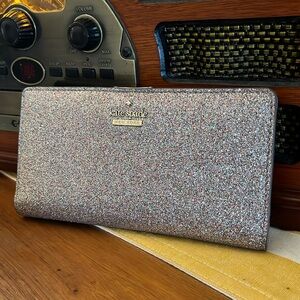 Authentic Kate Spade Glitter Wallet